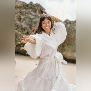 Myrah La Dama Linen Dress